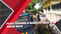 Video Pelaku Curanmor di Mojokerto Babak Belur Dihajar Massa