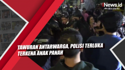 Video Tawuran Antarwarga, Polisi Terluka Terkena Anak Panah