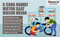 6 Perawatan Motor Harus Diperhatikan di Musim Hujan