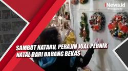 Sambut Nataru, Perajin Jual Pernik Natal dari Barang Bekas di Pematangsiantar