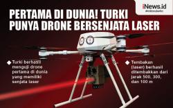 Infografis Pertama di Dunia! Turki Punya Drone Bersenjata Laser