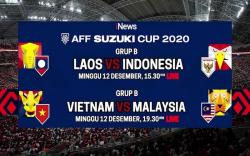 Jangan Terlewat! Piala AFF 2020 Laos Vs Indonesia dan Vietnam Lawan Malaysia Hari Ini Live di iNews