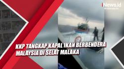 Petugas Tangkap Kapal Ikan Berbendera Malaysia di Selat Malaka