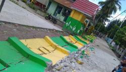 Situasi Terkini Pulau Selayar, Tembok Bangunan Roboh Diguncang Gempa M 7,5 NTT