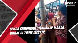 Ditangkap Massa, Sekda Pemkab Tapanuli Tengah Gadungan Diikat di Tiang Listrik