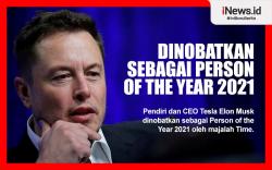 Infografis Elon Musk Dinobatkan sebagai Person of the Year 2021 