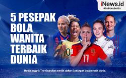 Infografis 5 Pesepak Bola Wanita Terbaik Dunia