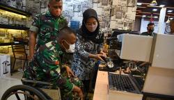 Penyandang Disabilitas Ikuti Pelatihan Barista