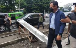 Sidak Pembangunan Pedestrian Jenderal Sudirman, Bima Arya Ultimatum Kontraktor 