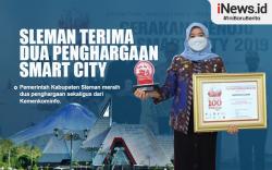Infografis Sleman Terima Dua Penghargaan Smart City dari Kemenkominfo
