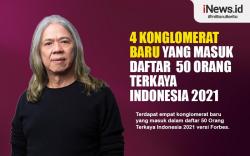 Infografis 4 Konglomerat Baru yang Masuk Daftar 50 Orang Terkaya Indonesia 2021