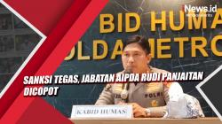 Video Sanksi Tegas, Jabatan Aipda Rudi Panjaitan Dicopot