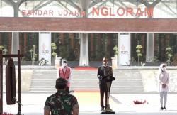 Resmikan Bandara Ngloram di Cepu, Jokowi Harap Investasi Masuk Makin Banyak