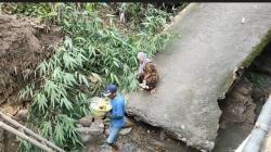 Jembatan Antardusun di Watugede Boyolali Putus, Warga Harus Memutar 3 Km 