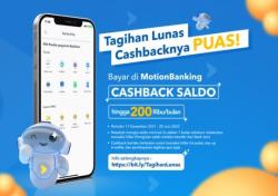 Tingkatkan User Experience Nasabah, MotionBanking Beri Cashback Biller hingga Rp200.000, Ini Caranya!