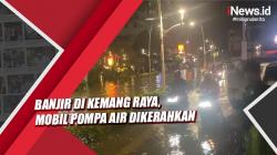 Banjir di Kemang Raya, Sudin SDA Jaksel Kerahkan Mobil Pompa Air