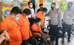 Bobol Kantor Notaris, 4 Pria Ditangkap di Kawasan Bandara Ditembak Kakinya karena Melawan