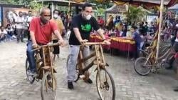 Sepeda Bambu Karya Warga Blora Ini Curi Perhatian, Bupati Arief Rohman Pesan Satu 