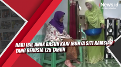 Video Hari Ibu, Anak Basuh Kaki Ibunya Siti Kamsiah yang Berusia 125 Tahun