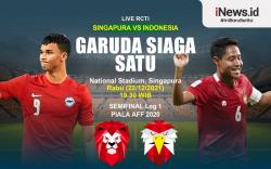 Infografis Prediksi Singapura Vs Indonesia: Garuda Siaga Satu