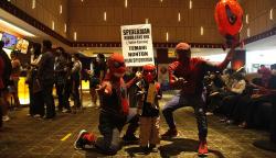 Spiderman Ajak Anak Yatim Nonton Film Bioskop