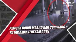 Pemuda Bobol Masjid dan Curi Uang Kotak Amal di Makassar Diciduk