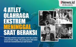 Infografis 4 Atlet Olahraga Ekstrem yang Meninggal saat Beraksi
