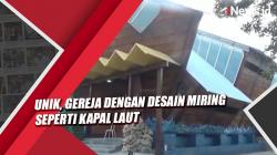 Unik, Gereja dengan Desain Miring seperti Kapal Laut di Pacitan