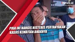 Pria Ini Nangis Histeris di Polres Subang Pertanyakan Kasus Kematian Anaknya
