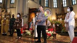 Tinjau Gereja Katedral, Kapolri Pastikan Pengamanan Optimal Perayaan Nataru