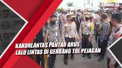 Kakorlantas Pantau Arus Lalu Lintas di Gerbang Tol Pejagan