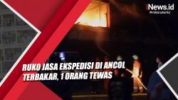 Ruko Jasa Ekspedisi di Kawasan Ancol Terbakar, 1 Orang Tewas