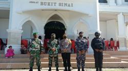 Kapolres dan Dandim 1312 Talaud Kompak Cek Pengamanan Natal di Gereja, Ini yang Dilakukan<