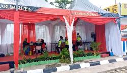 Polisi Sasar Vaksin Pengguna Tol Cipali yang Istirahat di Rest Area 166 Majalengka<