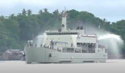 2 Kapal Perang Produksi Anak Negeri Tiba di Sorong, Begini Penampakannya