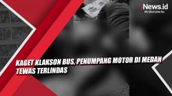 Video Kaget Klakson Bus, Penumpang Motor di Medan Tewas Terlindas