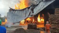 Pabrik Pengolahan Kayu di Cilacap Terbakar, Kerugian Ditaksir Miliaran Rupiah