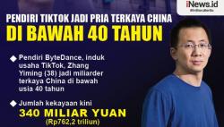 Infografis Pendiri TikTk Jadi Pria Terkaya China di Bawah 40 Tahun