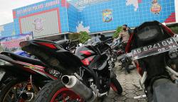 168 Motor dengan Knalpot Bising Diamankan Satlantas Polres Jombang