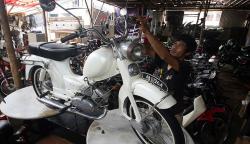 Galeri Motor Jadul Jual Kendaraan Antik Rp3 Juta-Rp150 Juta
