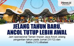Infografis Ancol Tutup Lebih Awal Jelang Tahun Baru