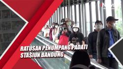Jelang Tahun Baru, Ratusan Penumpang Padati Stasiun Bandung