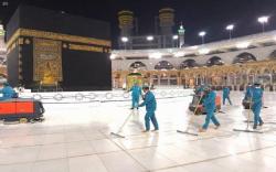   Cuaca Ekstrem Landa Arab Saudi, Masjidil Haram Diguyur Hujan Lebat