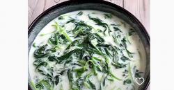 Gurihnya Creamy Spinach, Sup Sehat dan Lezat Dimasak Pakai Susu