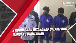Mengaku Wartawan, 2 Kurir Sabu Ditangkap di Lampung