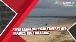 Pesta Tahun Baru dan Kembang Api Dilarang, Pantai Kuta Ditutup Jam 11 Malam
