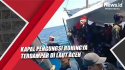 Kapal Pengungsi Rohingya Terombang-ambing di Laut Aceh, Butuh Makanan dan Minuman