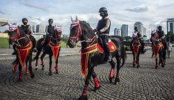 Ribuan Personel Gabungan Amankan Malam Tahun Baru di Jakarta