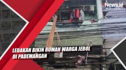 Video Ledakan Bikin Rumah Warga Jebol di Pademangan