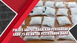 Polres Jakpus Gagalkan Peredaran Sabu 25 Kg untuk Pesta Tahun Baru